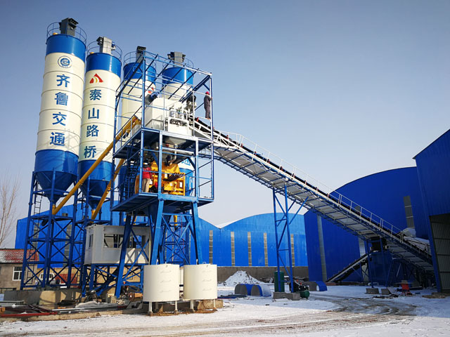 HZS120混凝土(tu)攪拌站