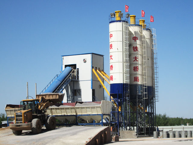 HZS120工程型(xing)混凝土攪拌站