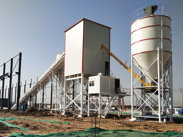 HZS120PC專用混(hun)凝土攪拌站