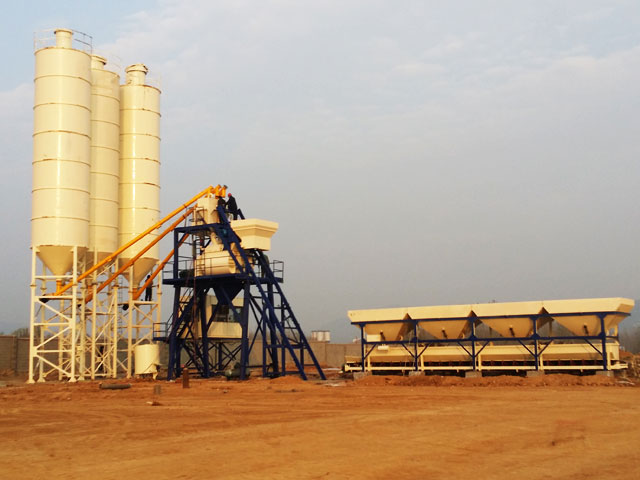 HZS75混凝土攪拌站(zhàn)