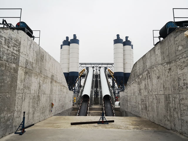 HZS120水工(gōng)用混凝土攪拌站(zhan)